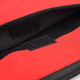 Kroo Nd13Scr1 13.3" Messenger Style Neoprene Bag Case With Front And Rear Pockets, Red