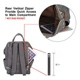 Veegul Stylish Doctor Style Multipurpose Travel Backpack Casual Backpack for Men Women Single Pocket Grey