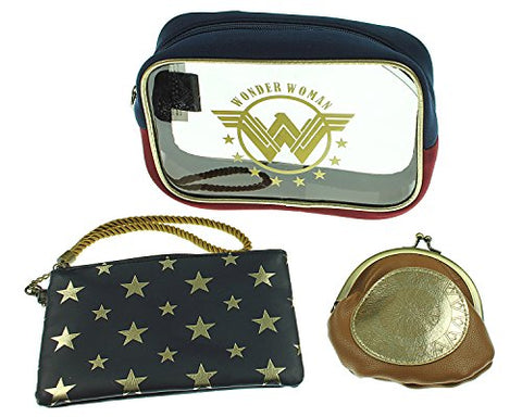 Dc Comics Wonder Woman Juniors Cosmetic Make Up Bag