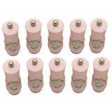 Buorsa 10 Pack Plastic Pink Empty DIY Lip Balm Tube Lipstick Chapstick Container Cosmetic Holder