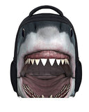 Bigcardesigns 1-6 Years Old Kids Backpack Cool Shark 12" Toddler Backpack