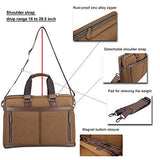Banuce Waterproof Nylon Laptop Messenger Bag for Men 15.6 inch Business Work Tote Briefcase Slim