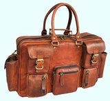 17 Inch Vintage Handmade Leather Messenger Bag for Laptop Briefcase Best Computer Satchel School