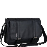 Ben Sherman Luggage Sharply Curved Crossbody 15" Laptop Messenger Bag (Midnight