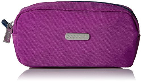 Baggallini Square Cosmetic Case, Magenta/Pacific