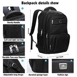 Laptop Backpack For Water-Resistent Travel Business Bag, 17 Inch Backpack