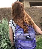 Trailmaker Classic Mesh Backpack - (17 Inch) with FREE Drawstring Bag. By Bell Pass Ventures