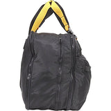 A.SAKS On The Go 21 inch Expandable Carry-On , Black/Yellow