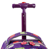 Yexin Rolling Backpacks For Girls School Bags With Wheels Case Lunch Bag School Travel Backpack