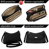 Baggallini Everyday Crossbody Bagg Bag, Black, One Size