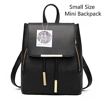 Wink Kangaroo Fashion Shoulder Bag Rucksack Pu Leather Women Girls Ladies Backpack Travel Bag