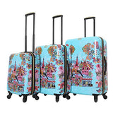 HALINA Car Pintos Oh La 3 Piece Set Luggage, Multicolor