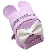 Minnie Backpack Bowknot Cute Travel Cartoon Mouse Ear School Shoulder Mini Bag for Kid Girls Teens Women