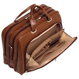 McKleinUSA ROCKFORD 86515 Brown Leather 17" Laptop Case