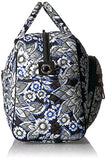 Vera Bradley Women'S Iconic Compact Weekender Travel Bag, Snow Lotus