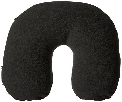 Victorinox Deluxe Fleece Travel Pillow, Black Logo