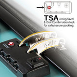 Coolife Luggage 3 Piece Sets Pc+Abs Spinner Suitcase 20 Inch 24 Inch 28 Inch