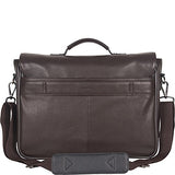 Kenneth Cole Reaction Leather Single Compartment Flapover 15.0" Computer Business Case Laptop