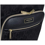 Kenneth Cole Reaction Women's New York Kc Street Jacquard 15" Backpack Laptop, Black One Size
