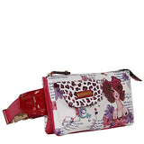 Nicole Lee Fanny Pack, Sunny White, One Size