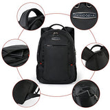Crossgear Anti Theft Backpack With Lock Business Student Bag Slim Fits 15.6 Inch Laptops Cr-9002Bk