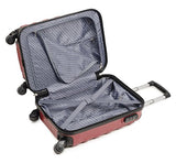 Travelcross Chicago Carry On Lightweight Hardshell Spinner Luggage - Red