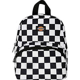 Dickies Mini Backpack Black/White Checkerboard & Knit Cap Bundle