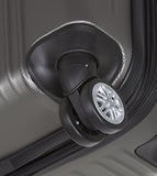 Dejuno Atlas 3-Piece Hardside Spinner Combination Lock Luggage Set, Charcoal