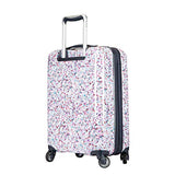 Ricardo Beverly Hills Beaumont 20-inch Carry-On Suitcase (White Sparkling Geode Print)