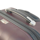 Viaggi Positano Hardside Spinner Carry-On, Burgundy, One Size