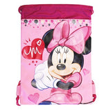 (2ct) Mickey & Minnie Mouse Drawstring Backpack - Large Drawsting Bag