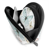 Pouch Zipper Toiletry Organizer Travel Makeup Clutch Bag Butterfly Beauty Portable Bags Clutch