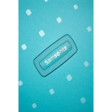 Samsonite S'Cure Hardside Checked Luggage With Spinner Wheels, 30 Inch, Aqua Blue