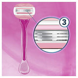 Gillette Venus Women's Comfortglide 3 Blade Disposable Razor, White Tea, 2 Count