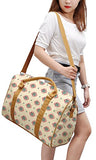 Aztec Seamless Watercolor Pattern-1 Printed Canvas Duffle Travel Bag Was_42