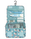 Damara Portable Folding Travel Bag Organiser Insert Tidy Cosmetic Pocket,Blue