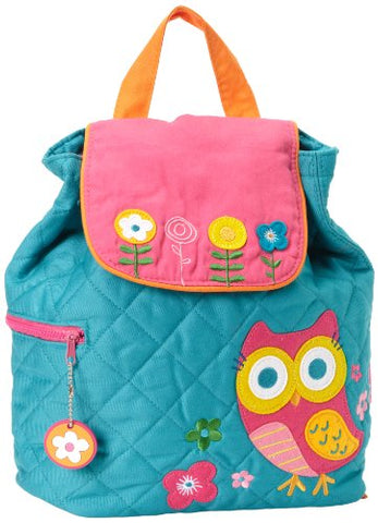 Stephen Joseph Quilted Backpack, Owl