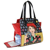 Nicole Lee Women'S Multi-Functional Gold Smart Lunch Handbag, Insulated Bottom Compartment Casual