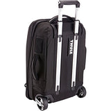 Thule Crossover 38 Liter Rolling Carry-On With Laptop Compartment, Black (Tcru-115)