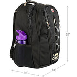 RIDGETEK Outoor Daypack Backpack for Men & Women with Padded Airflow Technology, Rain Cover, Laptop