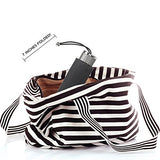 totes Titan Manual Open Windproof & Water-Resistant Compact Foldable Travel Umbrella