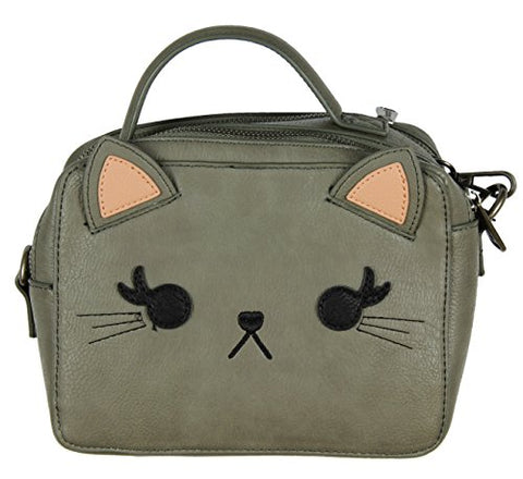 Loungefly Grey Cat Crossbody Crossbody Duffle
