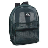 Trailmaker Classic Mesh Backpack - (17 Inch) with FREE Drawstring Bag. By Bell Pass Ventures