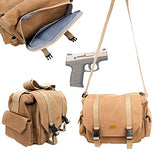 Duragadget Taurus Pt111 Millennium G2 Handgun Carry / Storage Bag - Deluxe Canvas Shoulder Bag In