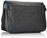 Everest Casual Laptop Messenger Briefcase, Charcoal, One Size