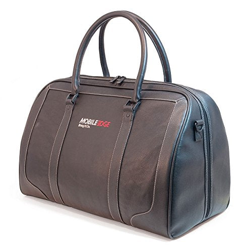 Mobile Edge - Deluxe Leather Duffel - Black (Me-Lgb1)