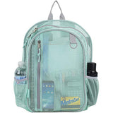 Eastsport Active Mesh Backpack with Padded Adjustable Straps, Mint/Soft Silver