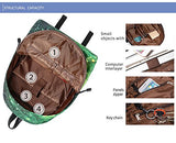 Travel Backpack Carry On for Girls,MeiLiio Durable Canvas backpacks for Men Zipper Fashion Printing