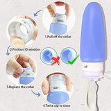 Travel Bottles, Wedama Leakproof Silicone Travel Containers with 6 Pcs TSA Approved Squeezable 3/2/1.25oz Travel Bottles & Accessories for Cosmetic Shampoo Conditioner Lotion Soap Liquids Toiletries