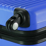 Goplus New Globalway 20" Expandable Abs Carry On Luggage Travel Bag Trolley Suitcase (Navy)